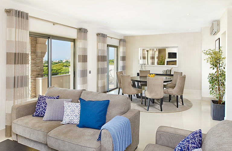 Living Room | Three-bedroom penthouse