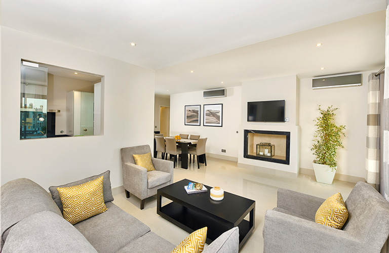 Living Room | Two-bedroom penthouse